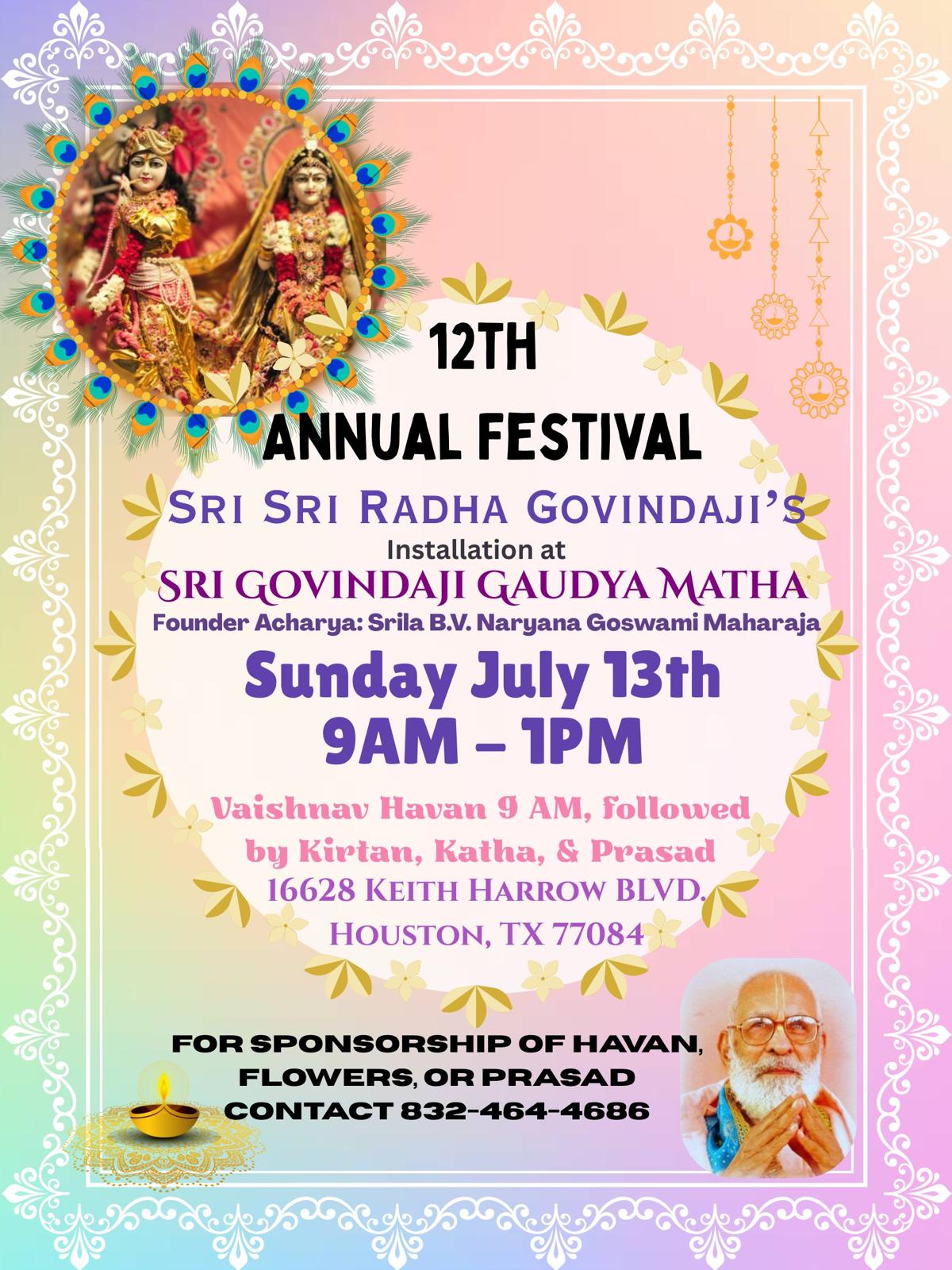 12th Annual Festival